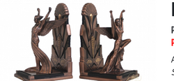Art Deco könyvtámasz Új