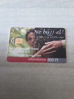 2002 - es  telefonkártya, Ne bújj el! Eselyegyenlőség Kanaraérdei gyűjtőknek.