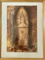 M. Tóth István eredeti, képcsarnokos képe eladó!
