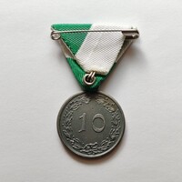 II. VH. 10 éves Stájerországi Bajtársi Szövetség 1954, emlékmedál.