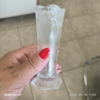 Mini üveg váza eladó!  13 cm