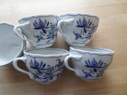 5 db régebbi hagymamintás porcelán csésze 1,5 dl