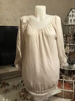 BLÚZ - PAMUT - KÖNNYŰ - PUHA - szélesség 60 cm - hossz - 65 cm - HIBÁTLAN