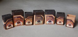 Extra Mokka retro műanyag kávés dobozok egyben