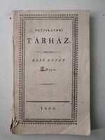 FÁBIÁN JÓSEF PRÉDIKÁTORI TÁRHÁZ - ELSŐ KÖTET 2. FOGÁS - VESZPRÉM 1805