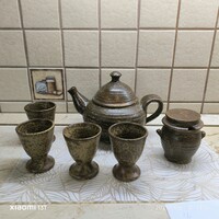 Gyönyörű , kerámia forraltboros készlet  eladó!