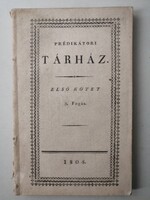 FÁBIÁN JÓSEF PRÉDIKÁTORI TÁRHÁZ - ELSŐ KÖTET 3. FOGÁS - VESZPRÉM 1805