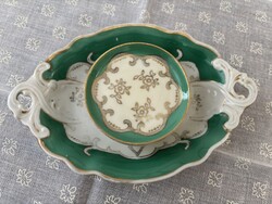 Oscar Schlegelmilch porcelán kínáló 4 db tálkával