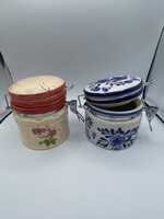 Kerámia Csatos aromazárós kávé vagy cukor tartó!