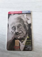 2005 - ös  telefonkártya, Szent-Györgyi Albert gyűjtőknek.