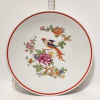 Zsolnay paradicsommadár mintás porcelán falitányér (3455)