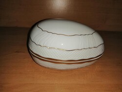 Hollóházi porcelán tojás bonbonier - 10*15 cm (5/K)