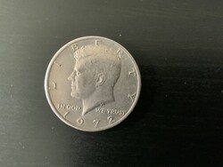 USA Kennedy half dollar, 1/2 dollár, 1972