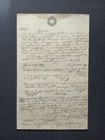 ZA630.44 Régi irat - obligation - kötelezvény-  1851-1854 Pest -Adam Maticsevich - Zinser Schük