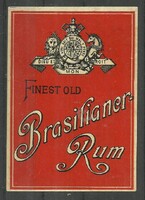 1900.- Cí­mke - Brazil rum - Brasilianer rum