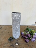 Bod 33 cm retro szürke  váza  mid-century modern  lakásdekoráció hagyaték