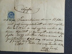 ZA630.47 Régi irat - nyugta -Alsó Rákos Alsórákos - Nagy József asztalos 1915