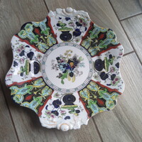 Csodás régi porcelán tányér/kínáló tál (25,33 cm)