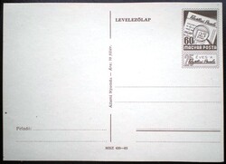 L134 / 1972 25 éves a Filatéliai Szemle díjjegyes levelezőlap