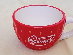 Pickwick teás csésze bogre eper alak retro
