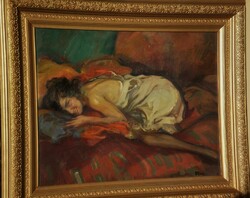 Wilhelm Wachtel (1875-1942) - Pihenő modell