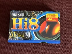 Maxell Hi8 xr metal 60 digitális videokamera kazetta bontatlan