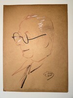 Kubinyi Sándor Art Deco grafika 1940-ből