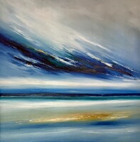 Szalai Krisztián SZKart-Festészet: Balatonfüred . 90x90cm olaj/vászon