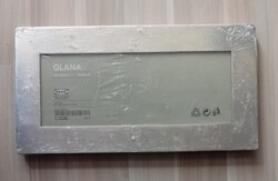 Ikeás fém képkeret alumínium keret fényképkeret IKEA GLANA  25 X 10 cm