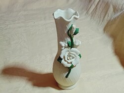 200 forintos ládám - Biskvit váza 6,5x6,5x18,5cm