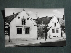 Képeslap,Sopron,Két Mór ház látkép,részlet,1972-