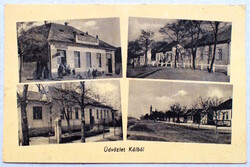Kál - mozaik képeslap  / Földművesszövetkezet, A mi boltunk..  1950es évek