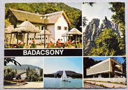 Badacsony - mozaik képeslap   40f idejéből