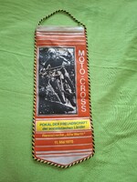 Kelet -Német sport zászló, nemzetközi motocrossz versenyről, 1975-ből