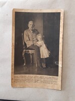 FERENC JÓZSEF OTTÓ FŐHERCEGGEL KÉPESLAP, 1914 - ALKUDHATÓ!