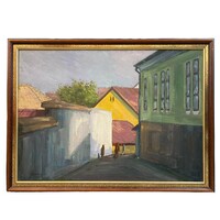 Zámbor jelzéssel: Szentendrei utcarészlet (F515)