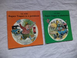 Val Biro - Ragacs Tragacs az állatkertben, Ragacs Tragacs és postakocsi mesekönyv (4692)