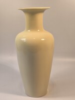 Zsolnay natúr sárga váza 27cm