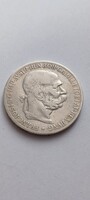 1900 Ferenc József 5 Korona 0,900 Ezüst, Ritkább évszám!