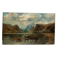 Beleznay István (1892 - 1954): Csónakázók F00688