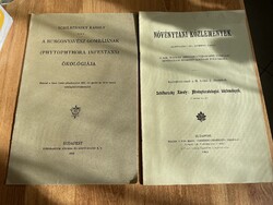 Schilberszky Károly botanikus növénypatológus régi tanulmány különlenyomatok