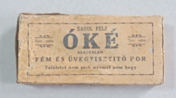 Keller Sándor ,Sabol  laboratórium ÓKÉ fém és üvegtisztító por 1920-30 évek