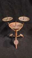 Metalworker's bronze candlestick