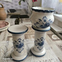 Kerámia kisméretű kaspó, virágtartó eladó! 17 x 9 cm