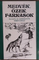 Véber Károly - Medvék, őzek, szarvasok