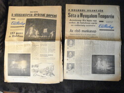 Ember a Holdon 2 Esti Hírlap azonos dátum és szám szám/ 1969. júl.21. 168. szám