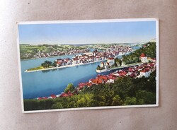 PASSAU LÁTKÉP - SZÉP RÉGI POSTATISZTA KÉPESLAP - ALKUDHATÓ!