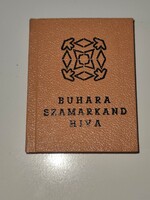 Andruskó Károly: Buhara  -Szamarkand -Hiva  -minikönyv fametszetekkel