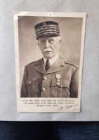 PETAIN MARSALL, I. VILÁGHÁBORÚS FRANCIA HADVEZÉR, A HADSEREG FŐPARANCSNOKA - KÉPESLAP - ALKUDHATÓ