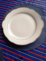 Kahla porcelán kerek kinaló arany széllel